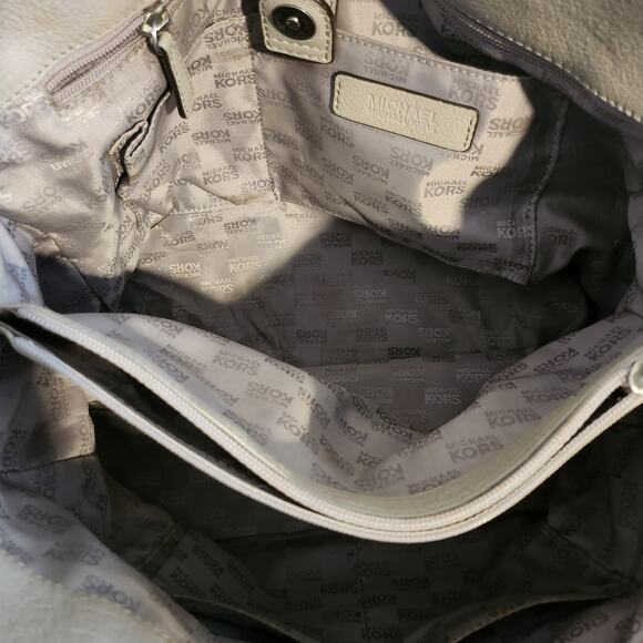 michael kors hamilton satchel gray - Picture 11 of 15